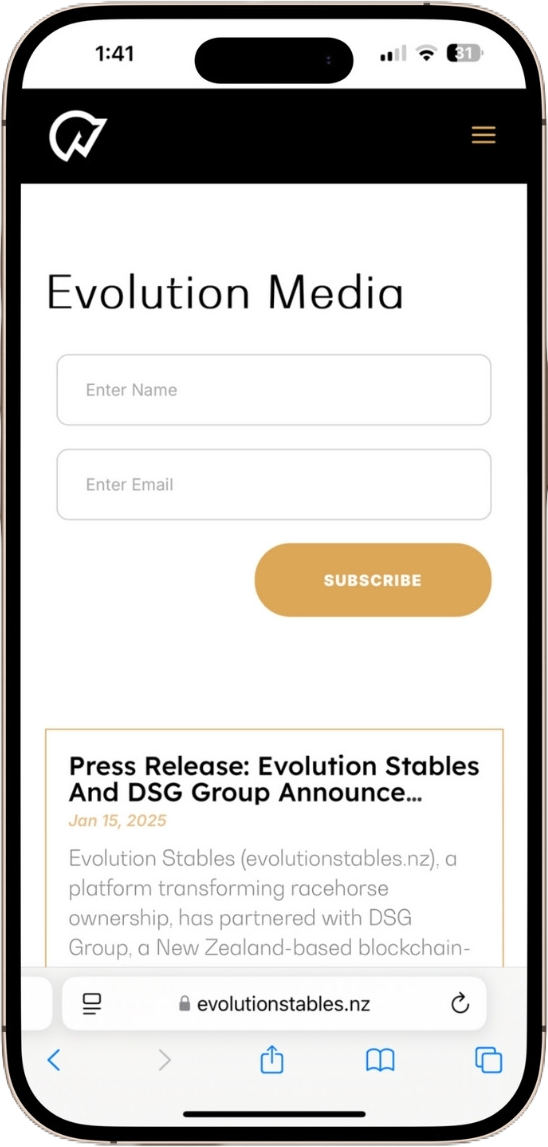 Evolution Stables on mobile Evolution Stables on mobile